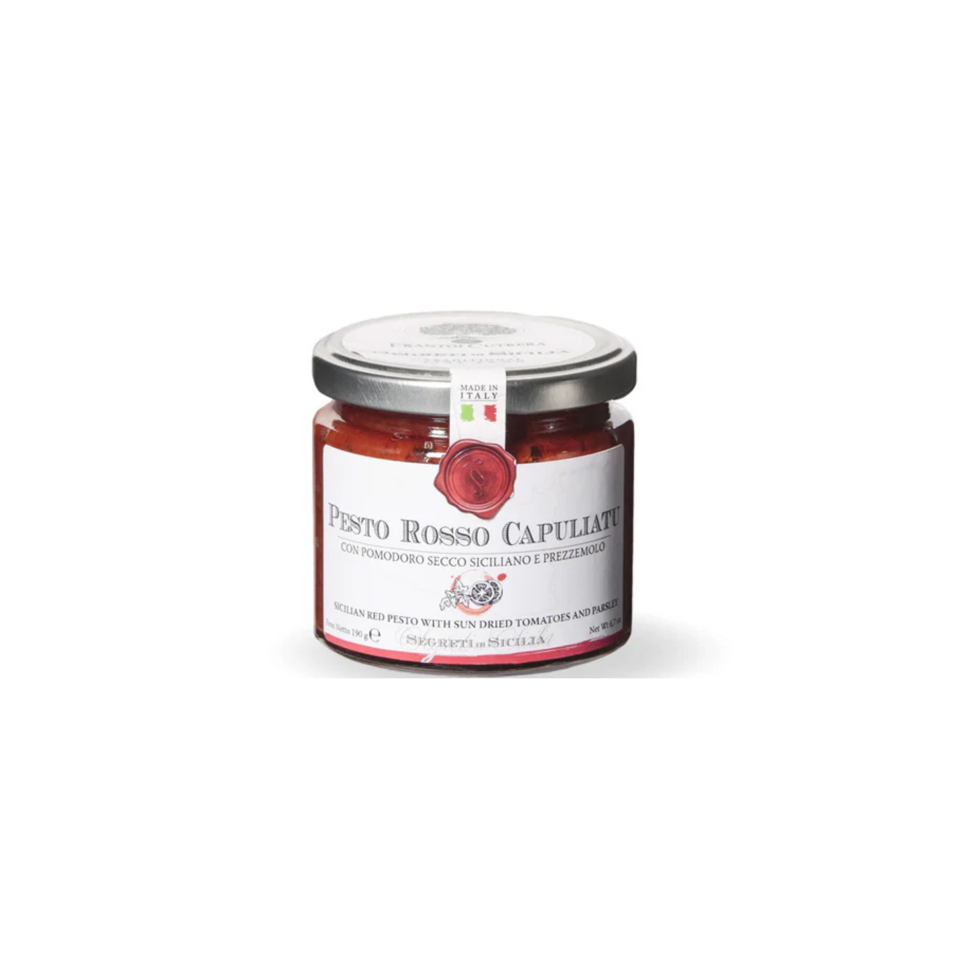 Pesto Rosso Capuliatu - Segreti di Sicilia - Frantoi Cutrera - SICILIA