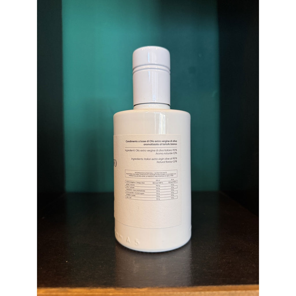 Truffle Flavored Sciabacco - condiment based on extra virgin olive oil flavored with white truffle