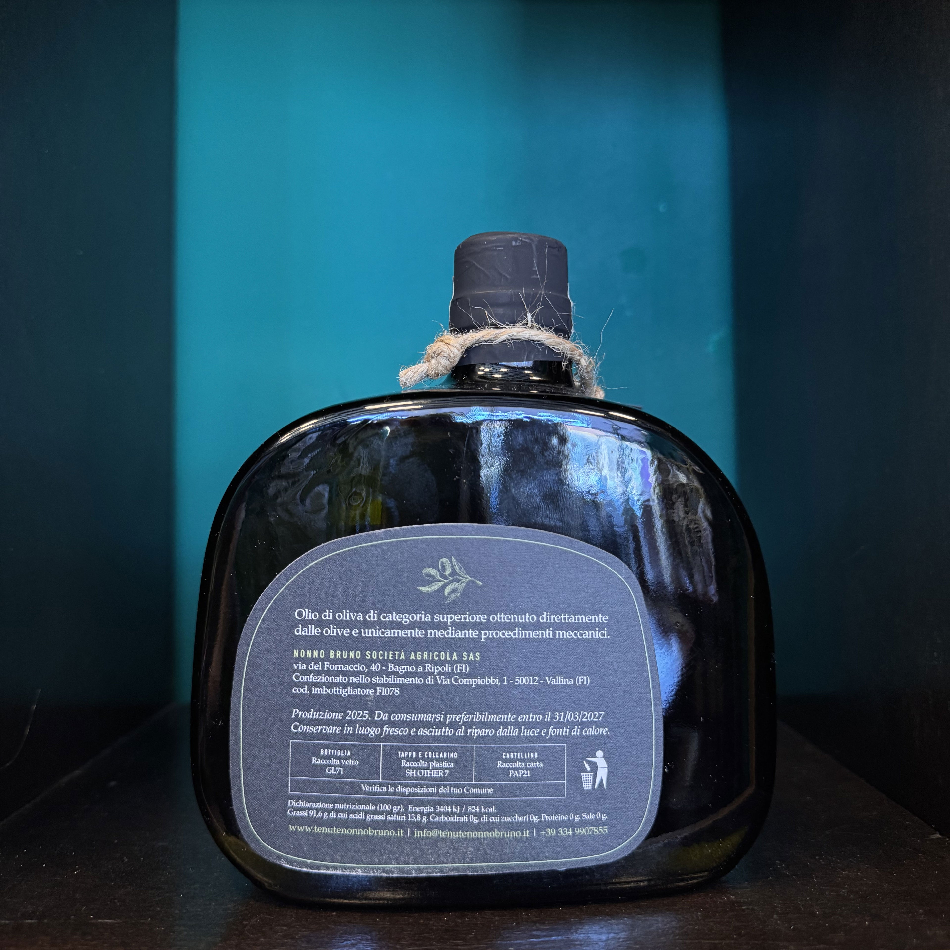 Fata Morgana Extra Virgin Olive Oil - Nonno Bruno Estates