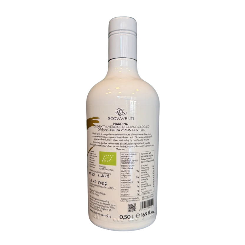 Maurino Olio Extravergine di Oliva Biologico - Scovaventi - TOSCANA