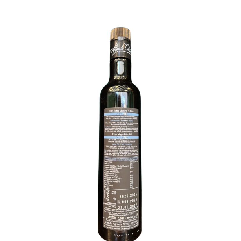 Intenso Monocultivar Itrana Extra Virgin Olive Oil - Alfredo Cetrone
