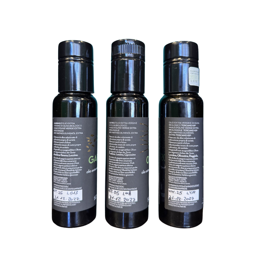 Confezione COMPONIBILE degustazione - Olio Extravergine di Oliva Biologico - Scovaventi - TOSCANA
