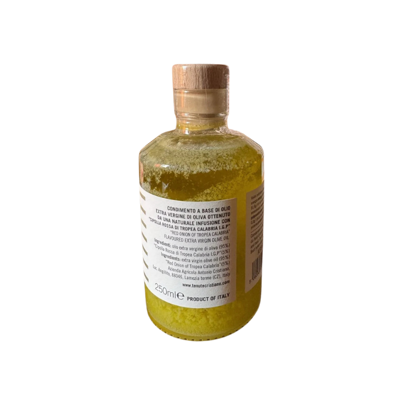 Condimento a base di Olio extravergine aromatizzato alla Cipolla - Tenute Cristiano - CALABRIA