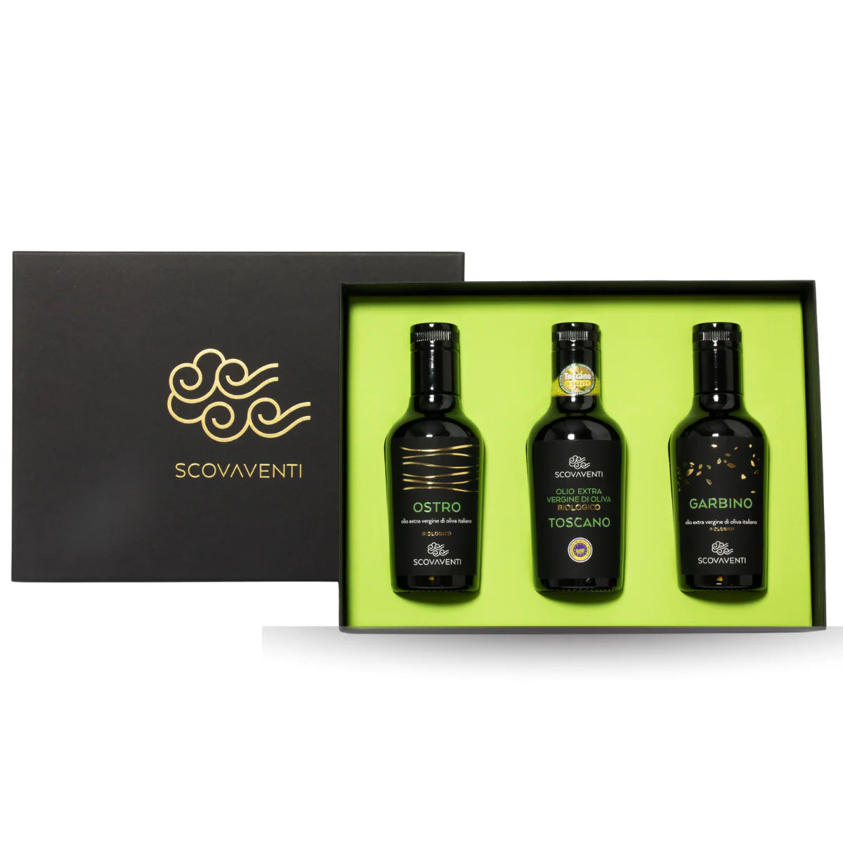 Confezione degustazione - Olio Extravergine di Oliva Biologico - Scovaventi  - TOSCANA