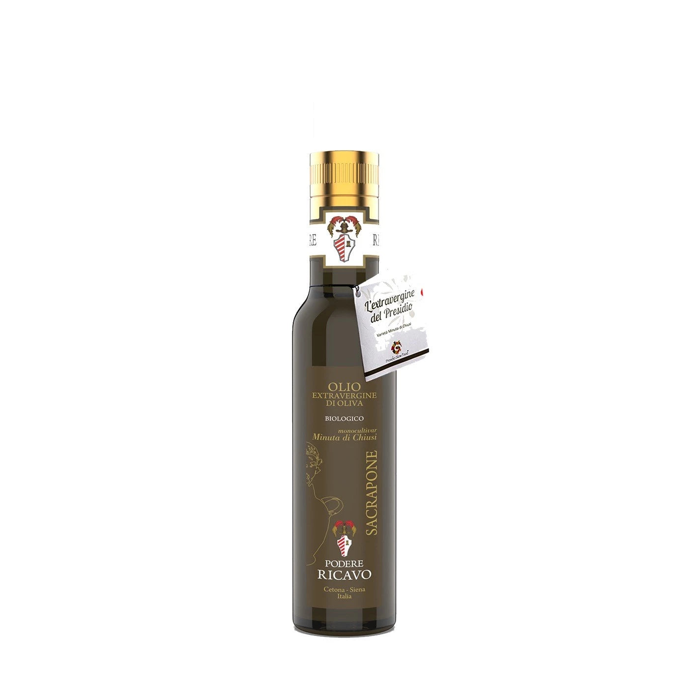Monocultivar Minuta di Chiusi Sacrapone - Olio extravergine di oliva Biologico - Podere Ricavo - TOSCANA