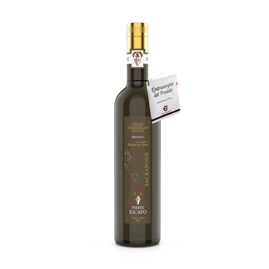 Monocultivar Minuta di Chiusi Sacrapone - Olio extravergine di oliva Biologico - Podere Ricavo - TOSCANA